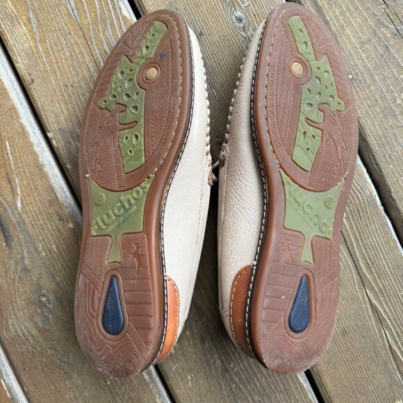 EUC Fluchos Premium Leather Cream Slip on Loafers in Men's 45 / US 12 - Picture 11 of 12